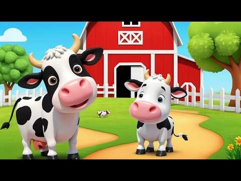 Baby Cow Needs Milk 🐄🥛 | Funny and Fun Kids Nursery Rhyme Animation