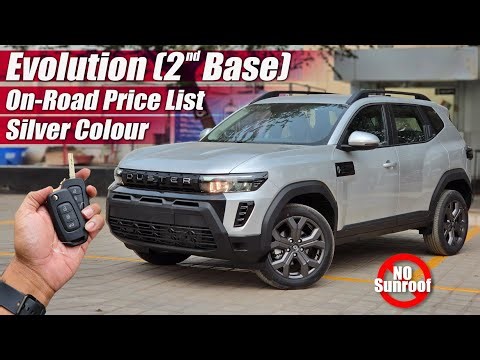 Renault Duster 2nd Base (Evolution) Silver Colour with On Road Price List