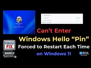 Fix: Can’t Enter PIN Without Restart on Windows 11