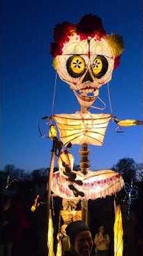 World Heritage Day, Saltaire - Lantern Parade. Celebrating 25 years as a UNESCO World Heritage Site.