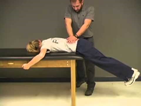 Prone Lumbar Instability Test