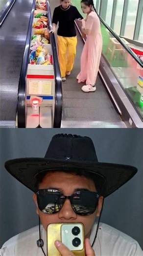 Wrong escalator Awkward🤭⁉️