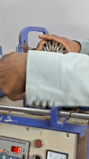 Ravi Verma on Instagram: "How to rewind Ceiling fan by machine #ceillingfan #ceilingfanrewind"