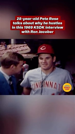 Vintage Bubble Gum on Instagram: "There are a few stories about how baseball’s all-time Hit King got his nickname ‘Charlie Hustle.’ Most agree that Pete Rose was given the name in Spring Training during his 1963 rookie season. In one version, New York Yankees pitcher Whitey Ford mocked Rose for hustling down the first base line after hitting a routine ground out in an exhibition game. Ford returned to the dugout and asked his teammates, “Did you see ‘Charlie Hustle’ out there?” In another story,