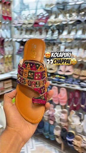 😽Unique multi🌈 handmade kolapuri chappal👡article all colors available