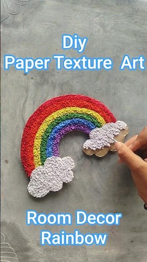 Diy Paper Texture Art 😍 | Aesthetic Room Decor And Gift Idea 🤯 #viral #shorts #easy #craft #texture