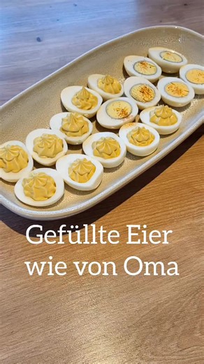 Gefüllte Eier nach Omas Rezept zubereiten