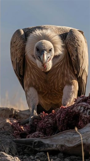 Life and Death: The Vultures' Eating Ritual #shorts #fyp #facts #animals #birds #feedshorts #nature