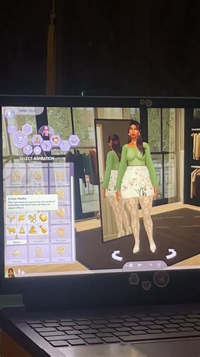 Here’s the final look! I stayed up to record this lol! #sims4cc #sims4 #simsbuild #sims4mods #simstok #sims