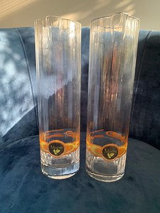 Tommy Bahama Cigar Band Mojito Ribbed Glass Pitchers by Daniel Justin Chase | 2 Available - Etsy