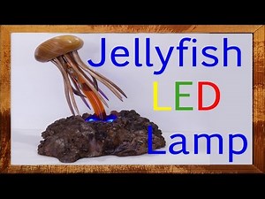 Woodturning | How To Make A LED Lamp | Carl Jacobson