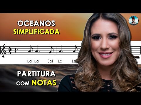 Oceanos - Ana Nóbrega | Partitura com Notas para Flauta Doce, Violino + Playback