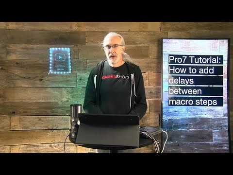 ProPresenter 7 Tutorial: How to add a delay between macro steps