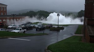 Your company is dispatched to a gas leak. While enroute, dispatch advises this is an unknown type of gas leaking from a 30,000 gallon tank. You arrive in the area and observe these conditions. What are your crew's initial actions? | Coffee Cup Drills