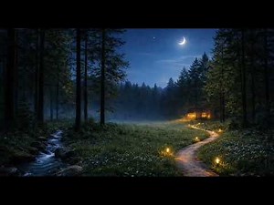 Quiet Forest Night 🌙 | Peaceful Nature Sounds for Deep Relaxation & Sleep