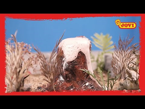 Make a volcano with JOVI Air Dry clay
