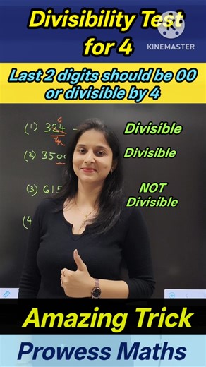 Test of Divisibility for 4 #prowessmaths #maths #mathstricks #divisibilityrule