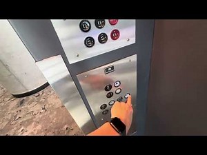 AWESOME Montgomery Hydraulic Scenic Elevator | Santa Clara Convention Center | Santa Clara, CA