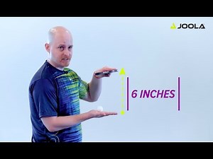 Basic Rules for an ITTF Legal Table Tennis Serve | JOOLA Basics