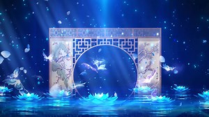 4k Beautiful Classical Dance Background Video Blue Particles Ancient Style Video MP4 Template Free Download - Pikbest