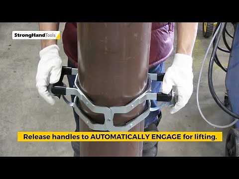 Safely lift and move gas cylinders with the Gas Grabber