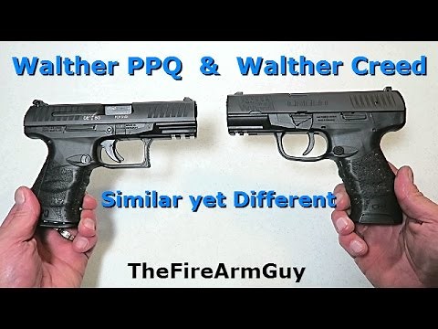 Walther CREED & Walther PPQ (Similarities & Differences) - TheFireArmGuy