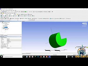 6- شرح أمر REVOLVE في نافذة التصميم (DESIGNMODELER) ANSYS WORKBEANCH FLUENT TUTORIAL