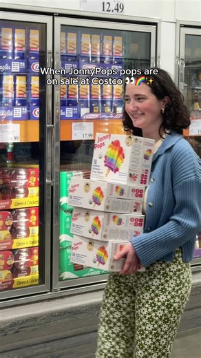 On sale now through May 3rd! 👀🌈🌟 Stock up on JonnyPops Organic Rainbow Fruit Stacks Pops today!! Organic, no artificial dyes, naturally flavored frozen pops! 😋 #JonnyPops #Kindness #costco #costcofinds