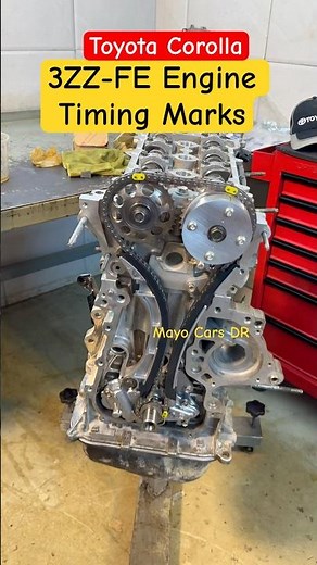 3ZZ Engine Timing Marks
