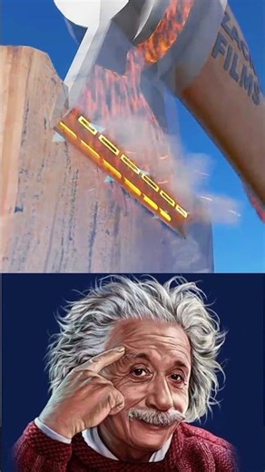 How an Explosive Axe Splits a Log.