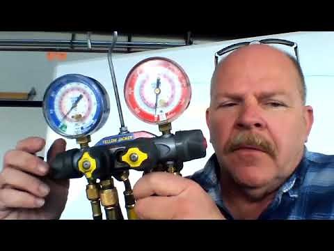 HVAC manifold guage set basics
