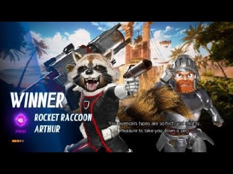 MARVEL VS. CAPCOM: INFINITE: Rocket Raccoon & Arthur Vs. Nova & Black Panther