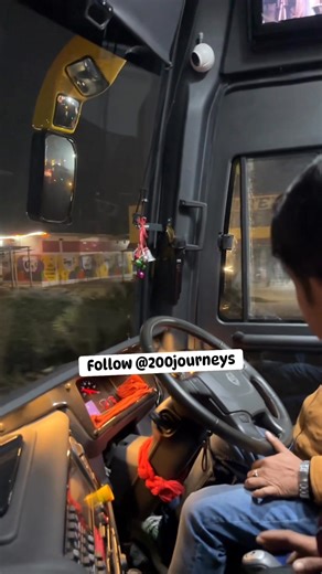 Volvo Bus Night Cabin ride on Highway on TOP SPEED 😳 | 200Journeys