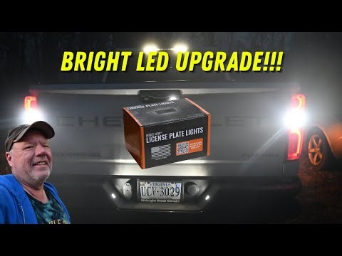 How To: Replace License Plate Bulb or Upgrade to LED Boost Auto Chevy GMC 2021 2500HD