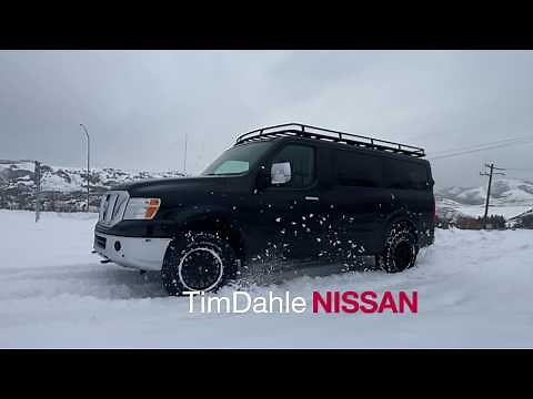 THE NISSAN NV3500 4WD VAN IN ACTION WITH FOUR WHEEL DRIVE CONVERSION