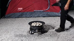 Watch Portable Firepit With Lid for Camping on Amazon Live