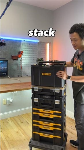 #dewalt TSTAK storage system setup