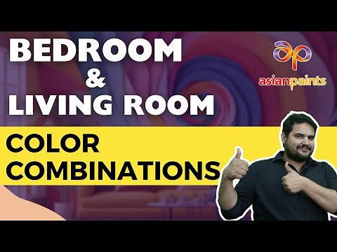 Color Combination For Bedrooms & Living Room With Latest Color Codes From Asian Paints #asianpaints
