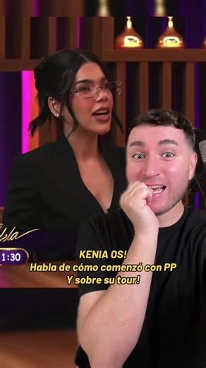 KENIA OS💥Habla sobre cómo fue que comenzó su relación con Peso Pluma y sobre su próximo tour 👋🏻 #keniaos #keninis #doblepp #pesopluma #soyeddynieblas