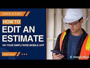 How To Edit An Estimate in Your Cost Estimator App