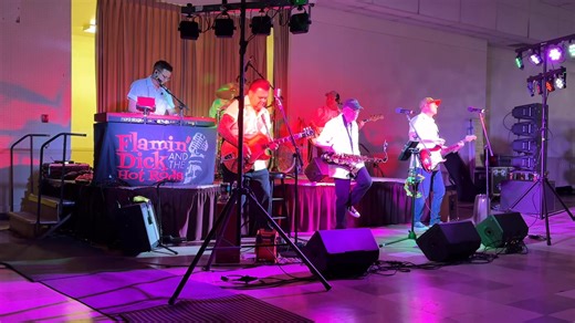 Flaming Dick and the Hot Rods are ripping it up at the 2025 Street Rod Nationals East in York Pennsylvania ￼ come check them out and the beautiful flaming nitro fest at 8:45. Hope to see you there. | National Street Rod Association