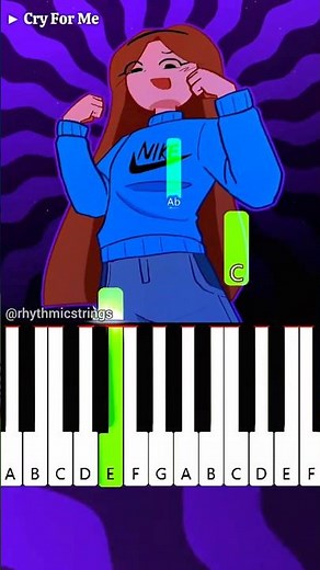 Cry For Me - Ironmouse | Easy Piano Tutorial #shorts #trending