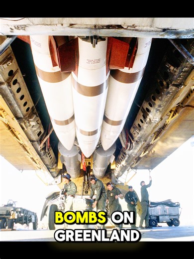 When the U.S. Accidentally Bombed Greenland - The time the US accidentally nuked Greenland 🤯☢️ A B-52 crash in 1968 left a hydrogen bomb missing forever. Crews faced -70°F (-57°C) cold to clean it up. #history #coldwar #greenland #nuke #mystery #b52 #creepyfacts #learnontiktok #thule #brokenarrow