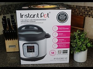 Instant Pot DUO 8 QT Pressure Cooker - IP-DUO80 8qt 7-in-1 - Unboxing and Preview