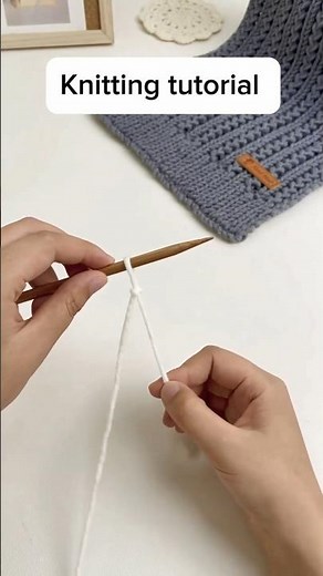 Knitting Tutorial easy for Beginners | Step by Step Knitting Lesson at Home