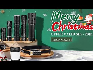 My Sofirn Flashlight Christmas Shopping bargain haul !