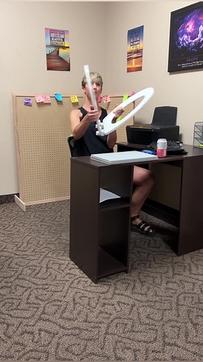 68K views · 488 reactions | Woman uses toilet seat color as a table | Stacy Wind | Facebook