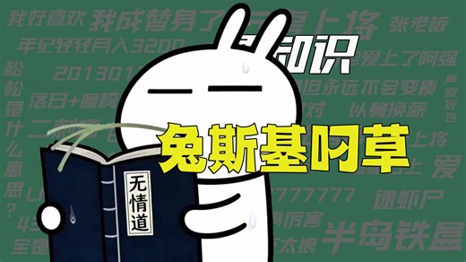 【梗知识】兔斯基叼草