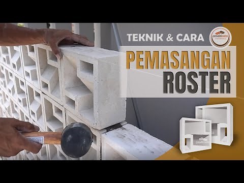 CARA PEMASANGAN ROSTER MUDAH DAN GAMPANG! | PEMASANGAN ROSTER BY OMAHBATA | JUAL ROSTER