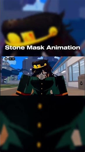 Stone Mask Animation #roblox #jjba